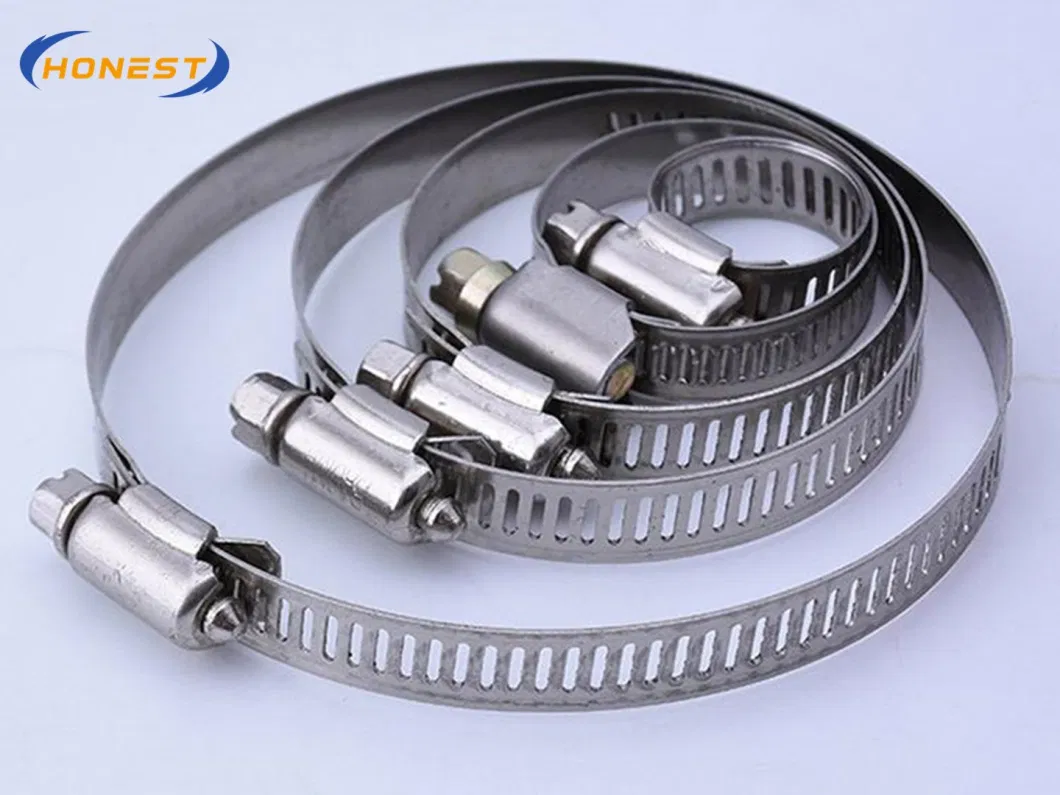 High Pressure Hose Clamps W1 W2 W3 W4 Stainless Steel
