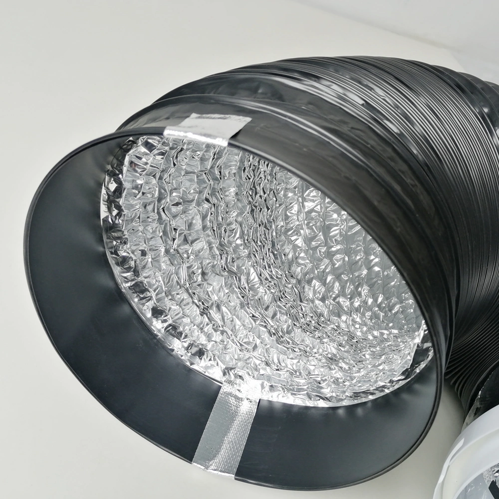 Flexible PVC Aluminum Foil Air Duct Telescopic Ventilation Pipe