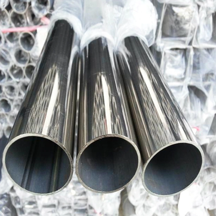 China Factory Price 201 304 430 316 Brushed Surface Round Stainless Steel Pipe for Home Application