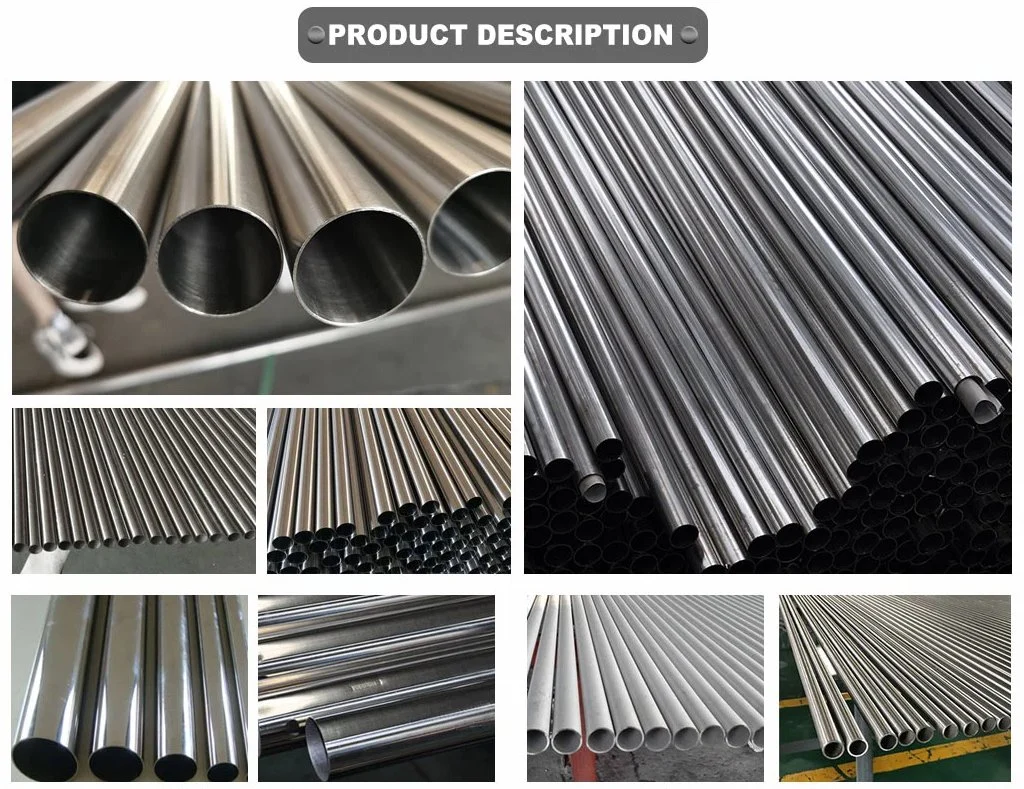 ASTM A240m Round Square Rectangular Metal Tube Ss 201 304 304L 316L Polished Inox 321 309S 310S 410 420 430 Hot Cold Rolled Seamless Welded Stainless Steel Pipe