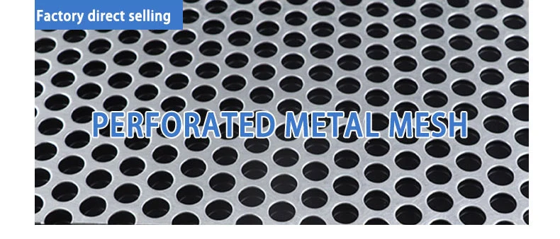 304L 316L Round Hole Perforated Metal Sheet Stainless Steel Slotted Hole Perforated Plate