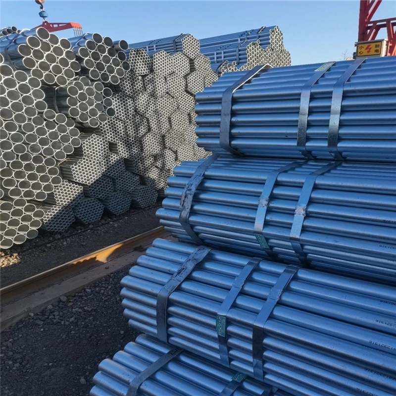 1.25 Inch Thick 16 Gauge Galvanized Carbon Steel Pipe