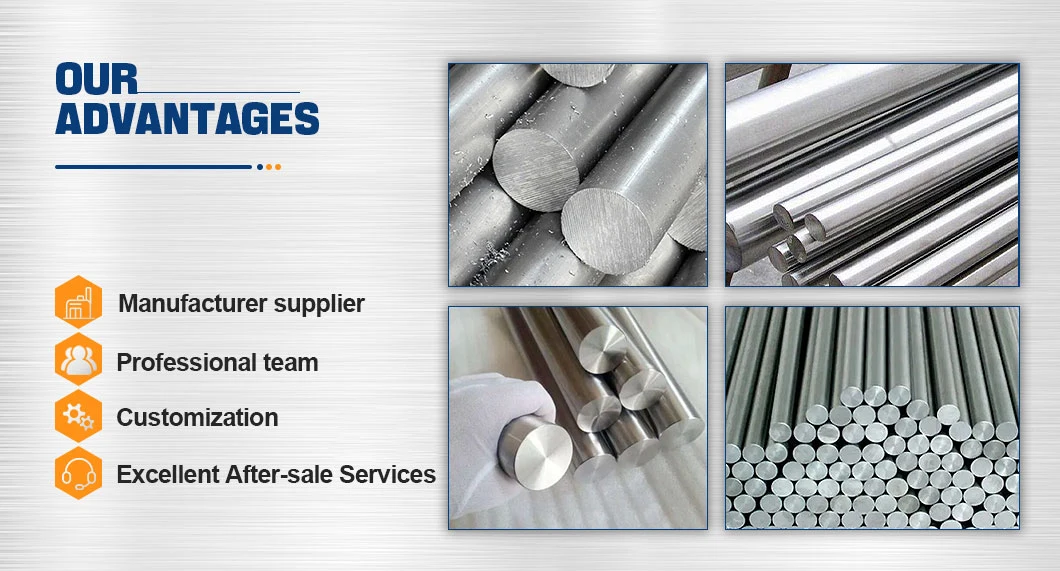 China Supplier AISI 316 303 304 Cold Hot Rolled Round Stainless Steel Rod Bar for Building Material