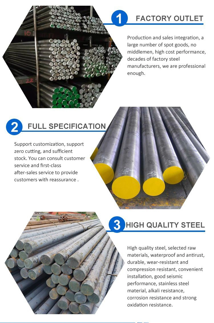 High Quality Q215 Q345b Hot Rolled Carbon Round Iron Rod