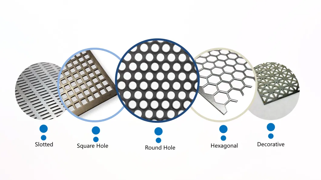 Stainless Steel Honeycomb Round Hole Punching Perforated Metal Screen Sheet Plate