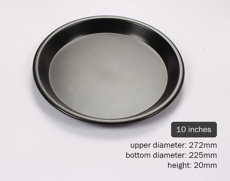 Home Kitchen Bakery 6/7/8/9/10 Inch Aluminium Metal Non Stick Round Pizza Pie Pastry Food Baking Plate