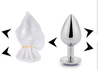 Anal Sex Toys Metal Butt Plug with Round Base