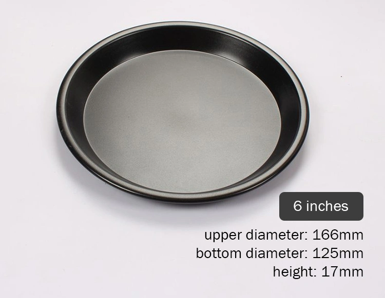 Home Kitchen Bakery 6/7/8/9/10 Inch Aluminium Metal Non Stick Round Pizza Pie Pastry Food Baking Plate