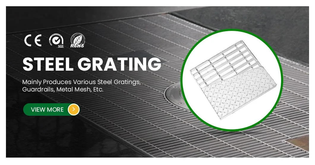 Kaiheng Galvanized Round Bar Grating Suppliers Metal Steel Grating Chinaheavy Duty Plug Steel Bar Grating for Platform