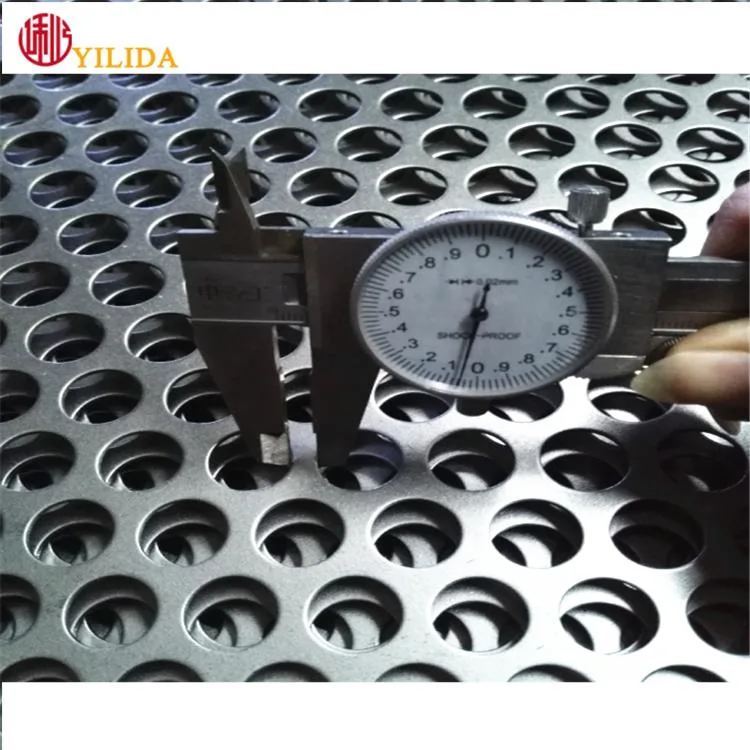 Construction Round Hole Perforated Metal Mesh Plate