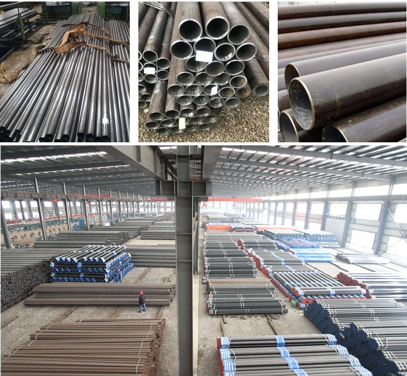 Welded Tube BS 1387 ASTM A53 A500 Sch40 60 80 Ms Mild Welding Steel Tube Black ERW Hot Q235 Round Carbon Steel Pipe Tube