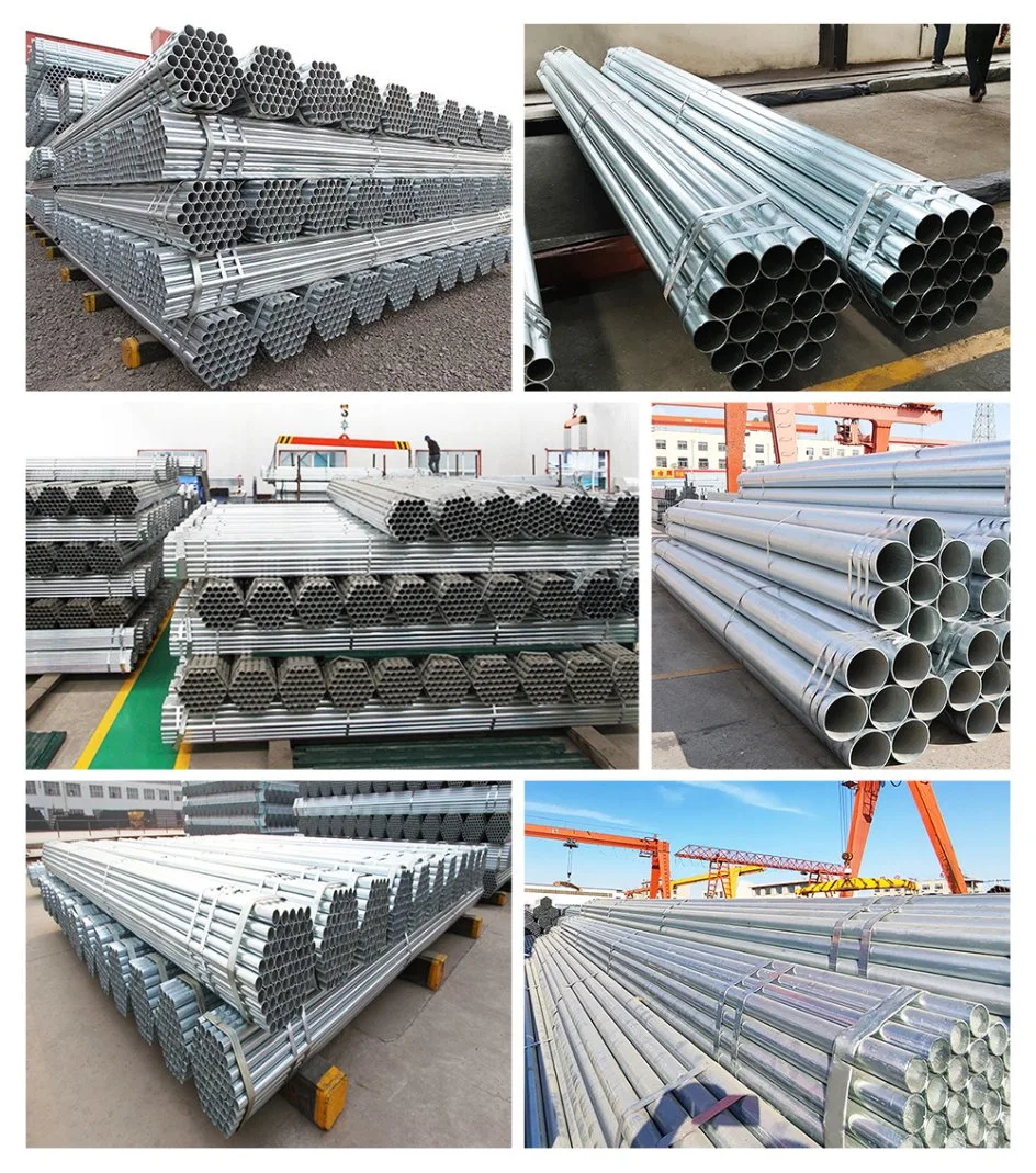 Factory Direct Sales 1/4 Inch Sch10 Hot DIP Galvanized Steel Round Pipe