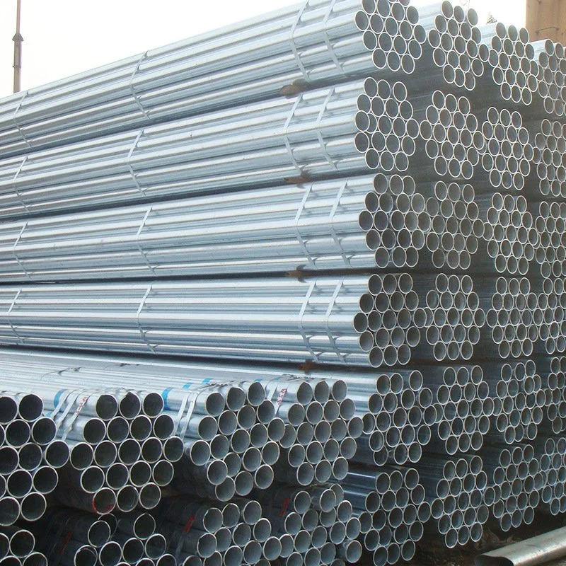 Hot Sale 2 Inches Welded Gi Steel Tube Q235 Hot DIP Galvanized Steel Round Pipe