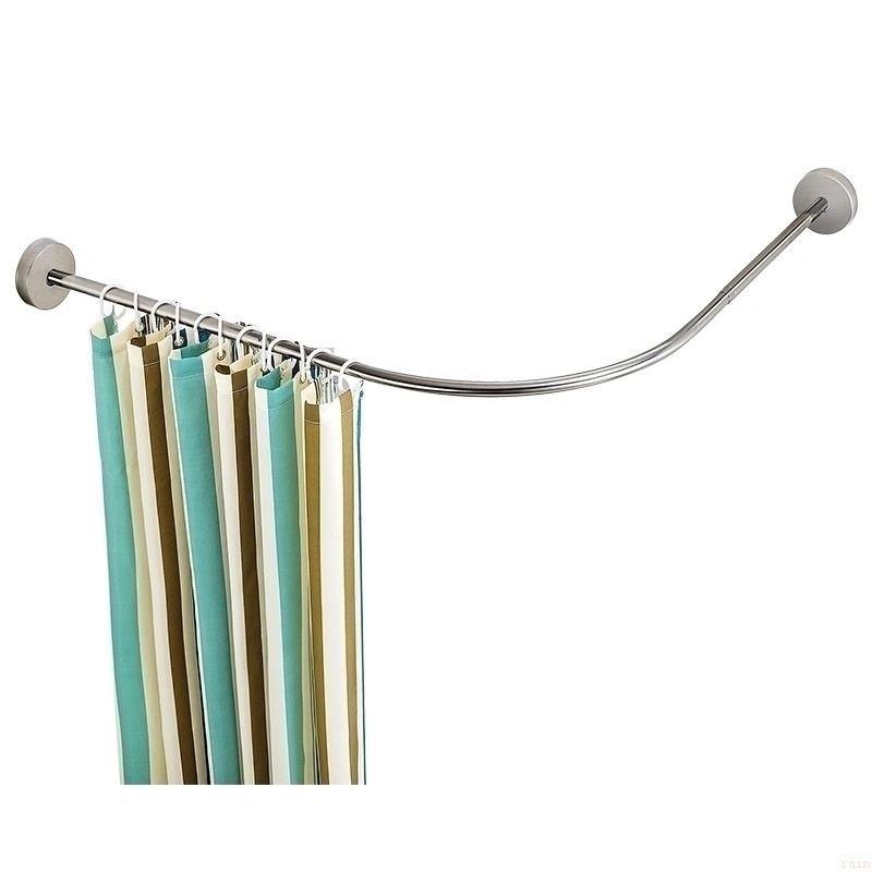 Stainless Steel Aluminum Sliding Telescopic Shower Curtain Rod (CR001)