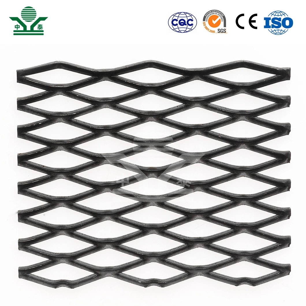 Zhongtai ASTM A240 Type 304 Stainless Steel Plate Material 9 Gauge Expanded Metal Mesh China Manufacturing 25mm 30mm 50mm Aperture 24 X 48 Expanded Metal