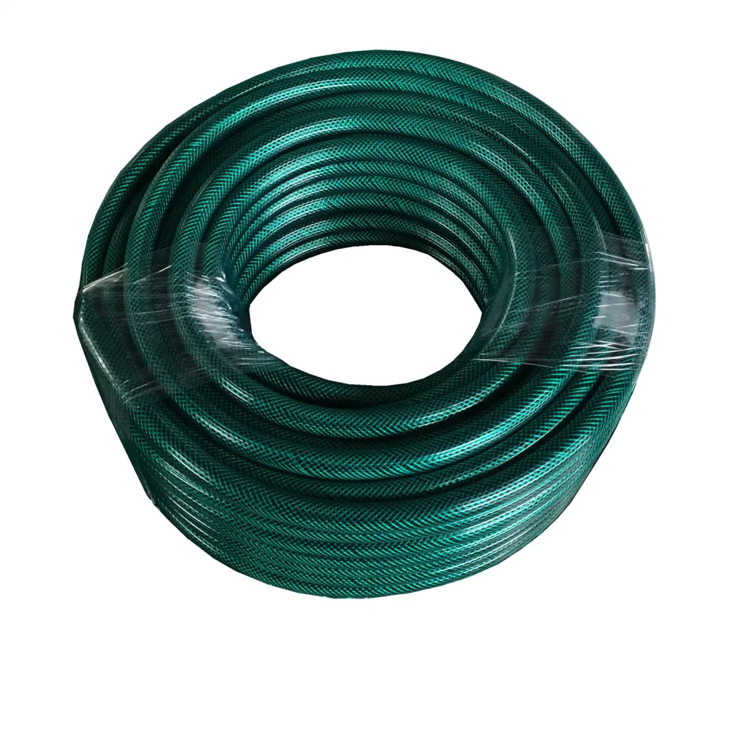 Customized 3 Layer High Pressure Home Car Garden Polyester Fiber Reinforced PVC Watering Irrigation Hose Pipes