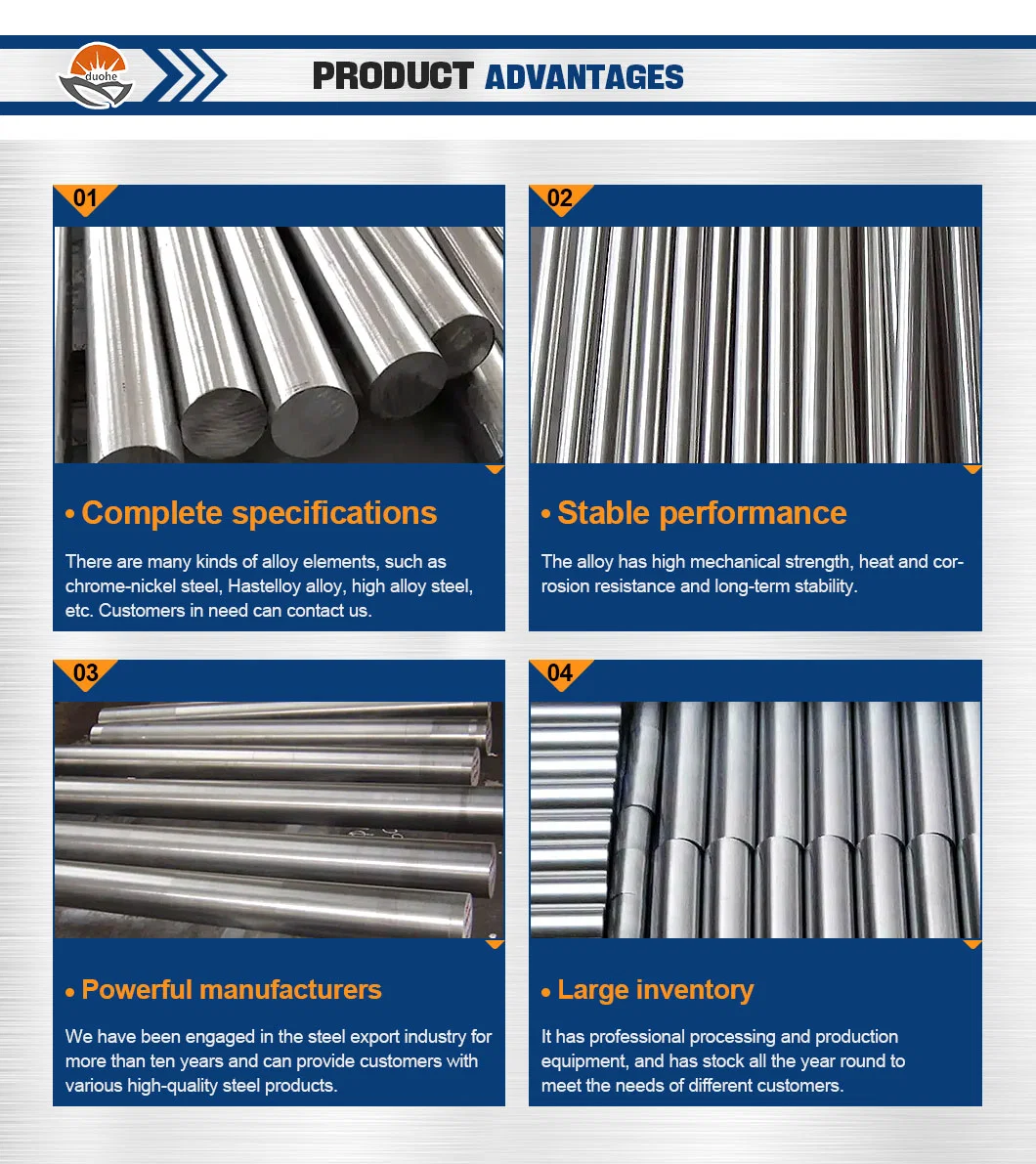 ASTM Nickel Alloy Bar Monel K-500 400 Round Rod for Building Material