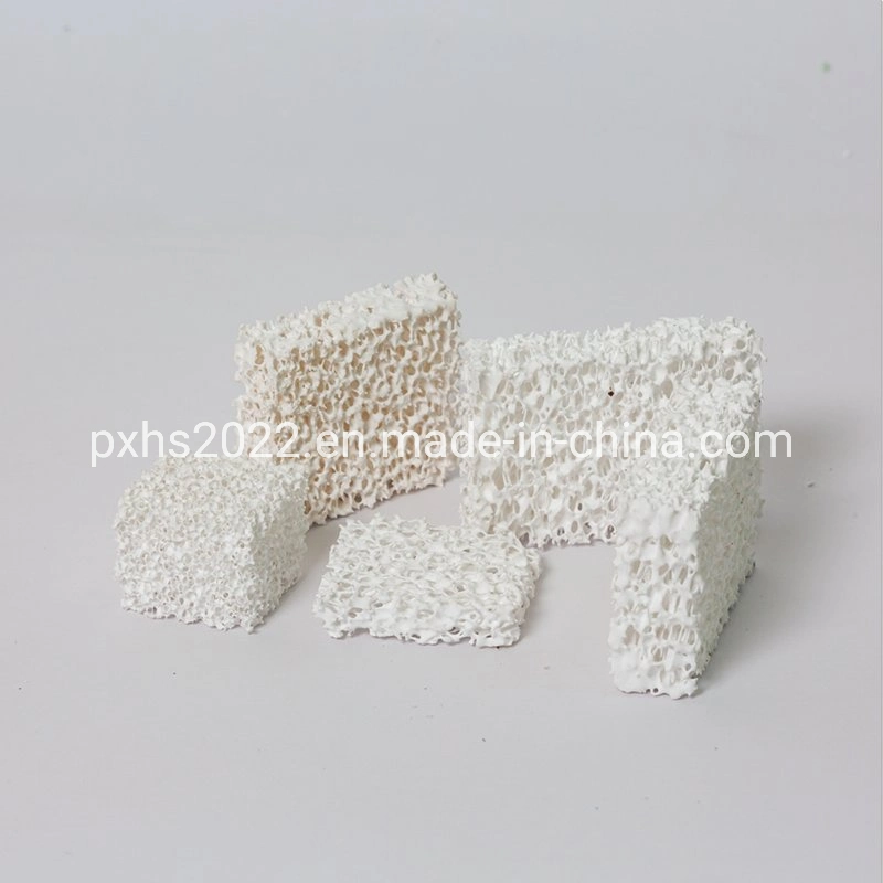 Dia70*20mm 10-60ppi Alumina Foam Ceramic Round Plates for Metal Casting