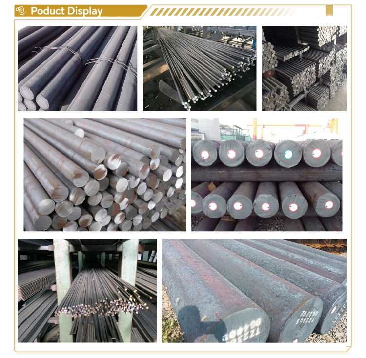 High Yield Strength and Tensile Strength Q235 Q345 Q195 Carbon Round Steel Bar/Rod for Sale