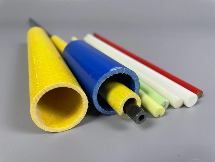 Corrosion-Resistant Pultrusion FRP Round Tube Hollow Fiberglass Rod Blank