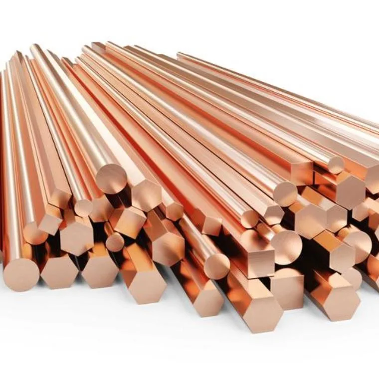 High Quality 99.9% Pure Copper C1100 Round Rod 6mm 8mm 10mm Diameter Grounding Copper Rod Price