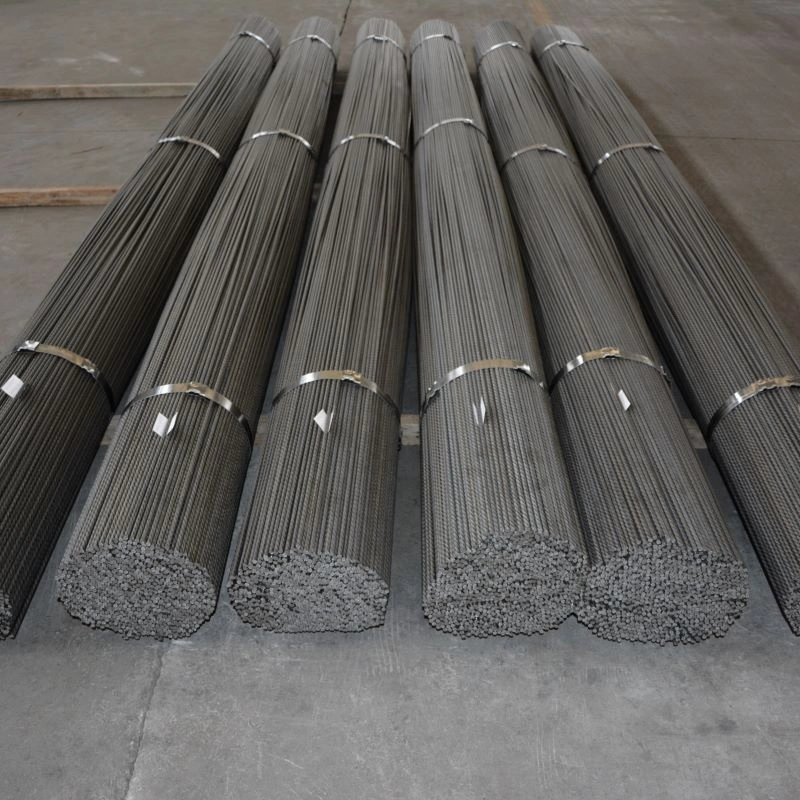 HRB400 Steel Rebar Carbon Deformed Steel Bar Iron Rods for Construction Carbon Fiber Steel Rebar Price Per Ton 6mm/9mm/12mm Deformed Bar