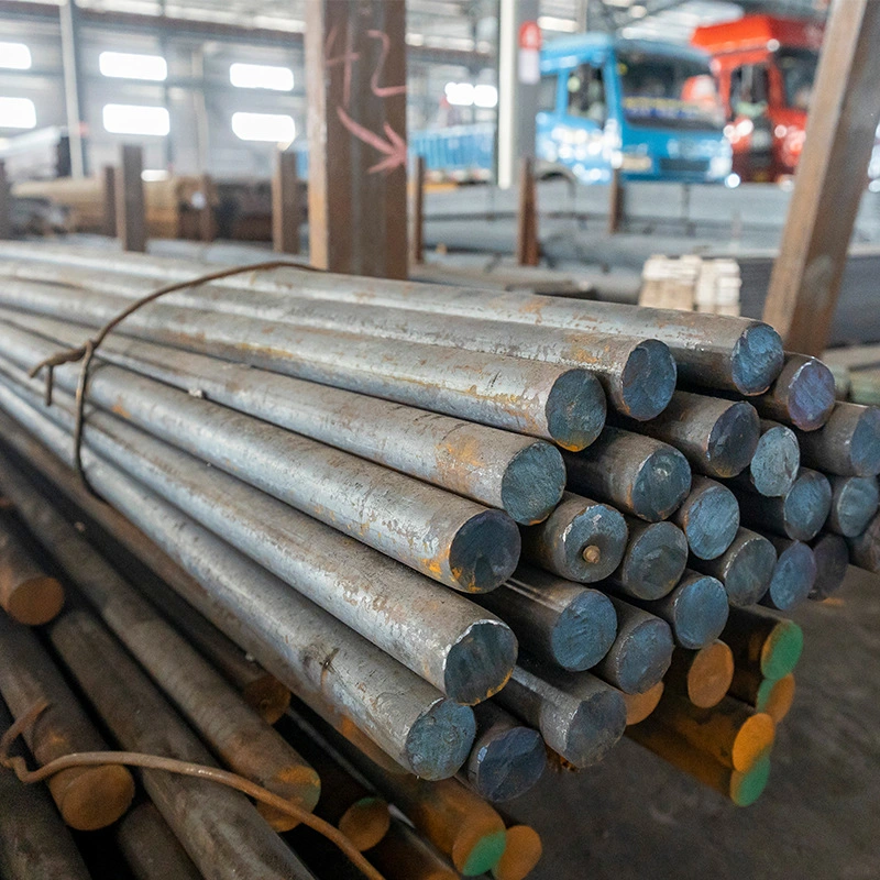 Hot Rolled Mild Low Carbon Steel Bar Cold Rolled Square Carbon Steel Solid Round 50cr Cutting Customized for Fabrication Construction Building Bridge
