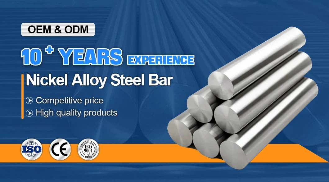 ASTM Nickel Alloy Bar Monel K-500 400 Round Rod for Building Material