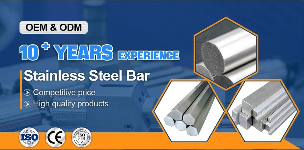 Factory Price AISI 201 303 303cu 304L 304f 316 316f 310 310S 904L 2507 Stainless Steel Round Rod Bar for Building Material