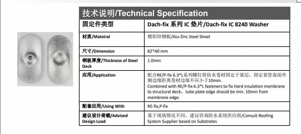 3 Inches Insulation Roofing Sheet Fastener Round Metal Plates