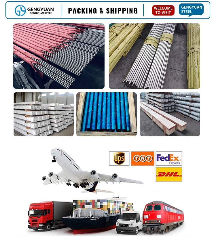 ASTM A240m Round Square Rectangular Metal Tube Ss 201 304 304L 316L Polished Inox 321 309S 310S 410 420 430 Hot Cold Rolled Seamless Welded Stainless Steel Pipe