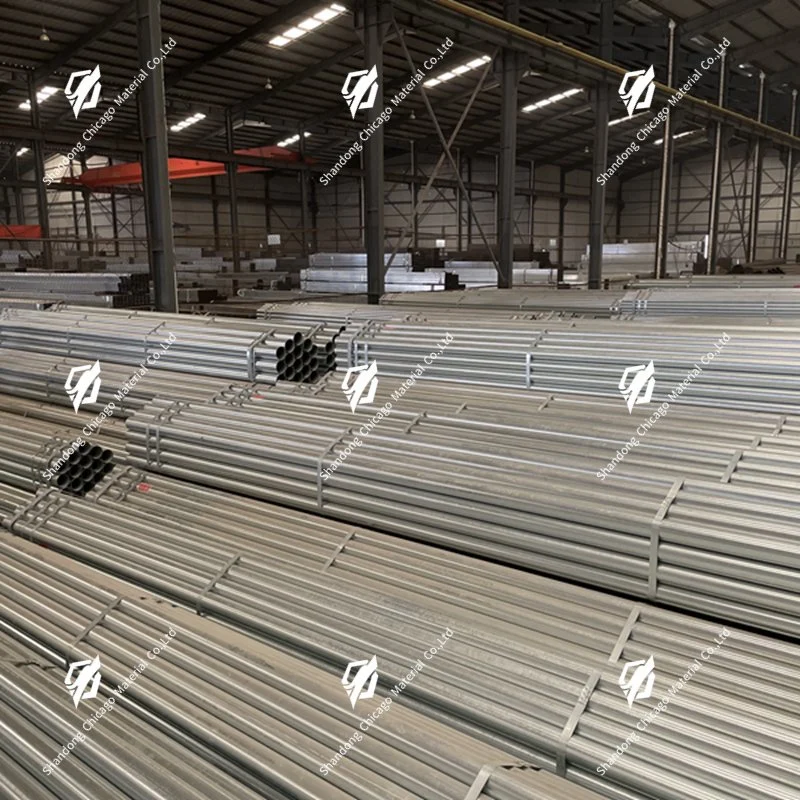 Excellent Value BS1387 S235 S275 S355 ASTM A53 Grade A Grade B Gi Pipe Round Seamless ERW Carbon Pre Hot DIP Galvanized Steel Tube Pipe for Sale