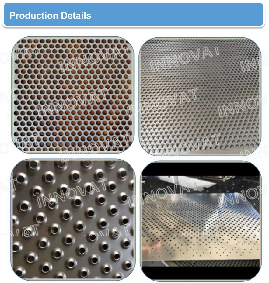 Customized Round Hole Hexagonal Stainless Steel Perforated Metal Mesh Sieve Sheet Plate