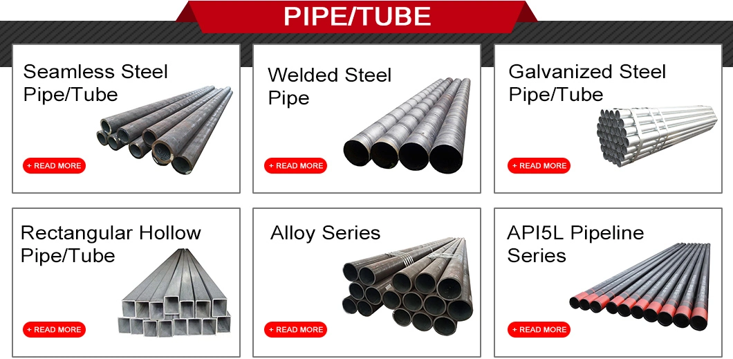 Mild Carbon Steel Tube Round Square Rectangle SSAW Sawl API 5L CS ERW Welded Steel Pipe