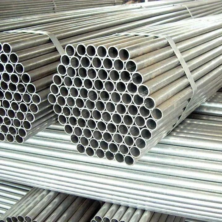 4.3 Inch Od 6m Length Round Galvanized Carbon Iron Tubes