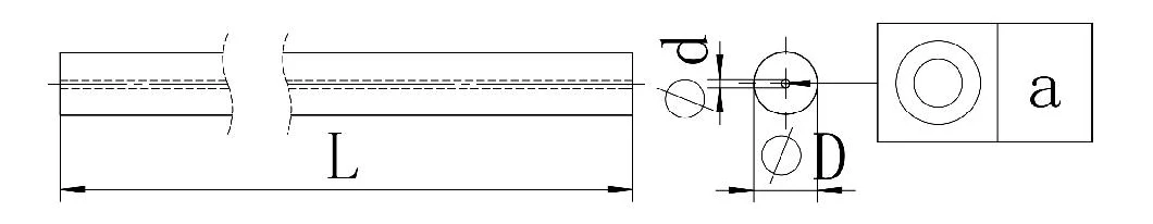 Tungsten Coolant Hole Rod for Drilling and Tapping