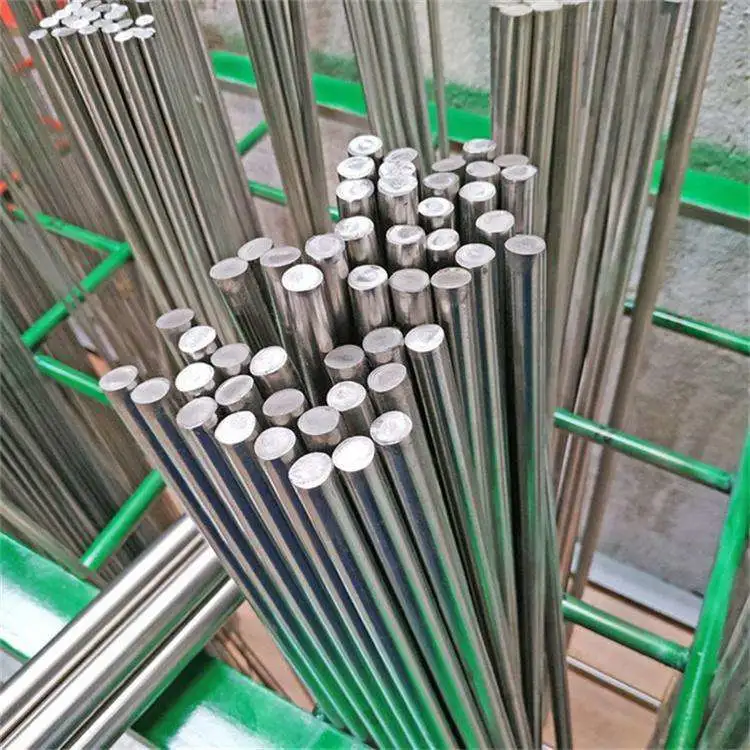 Polished 409L, 410420430431439 Architectural Stainless Steel Round Rods/Supplied by Machine Steel Companies/Black 4140, 310S, 304 Stainless Steel Round Rods