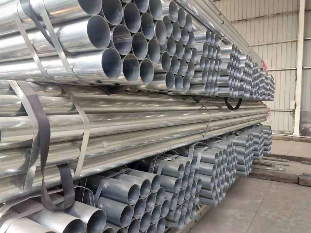 Galvanized Round Welded Pipe ERW Hot-DIP Pipe ERW Rectangular Tube Structural Steel Pipe Galvanized Steel Pipe