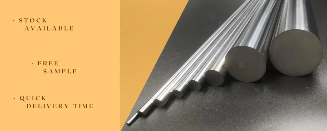 Diam 5mm Solid Carbide Round Stock with Micrograin 51mm Overall Length Hard Metal Rod