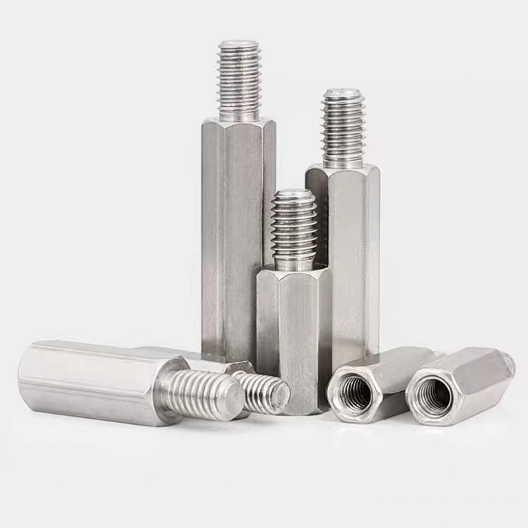 304 Stainless Steel Single Head Male to Female Thread PCB Spacer Screw Hexagonal Isolation Rod M2 M3 M4 M5 M6 M8 M10