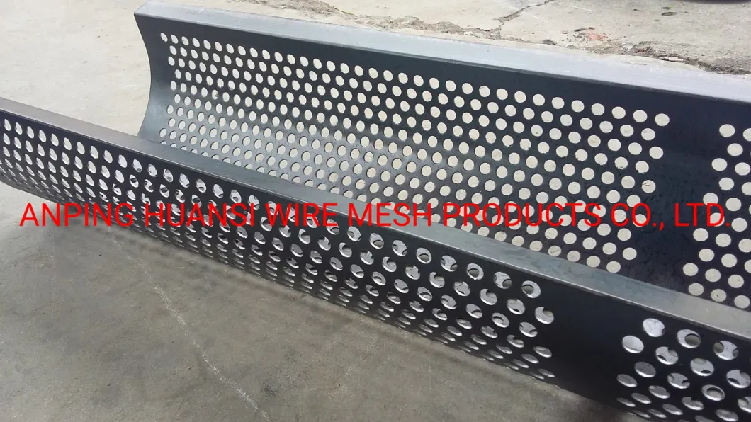 Round Hole Stamped Galvanized Steel Perforated Metal Plate