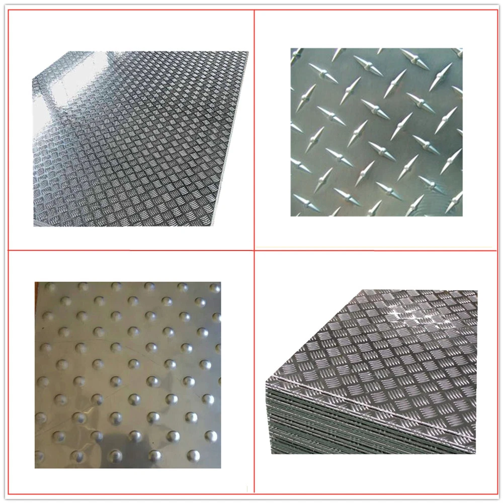 Q235 Astma36 Diamond Round Carbon Checkered Steel Plate