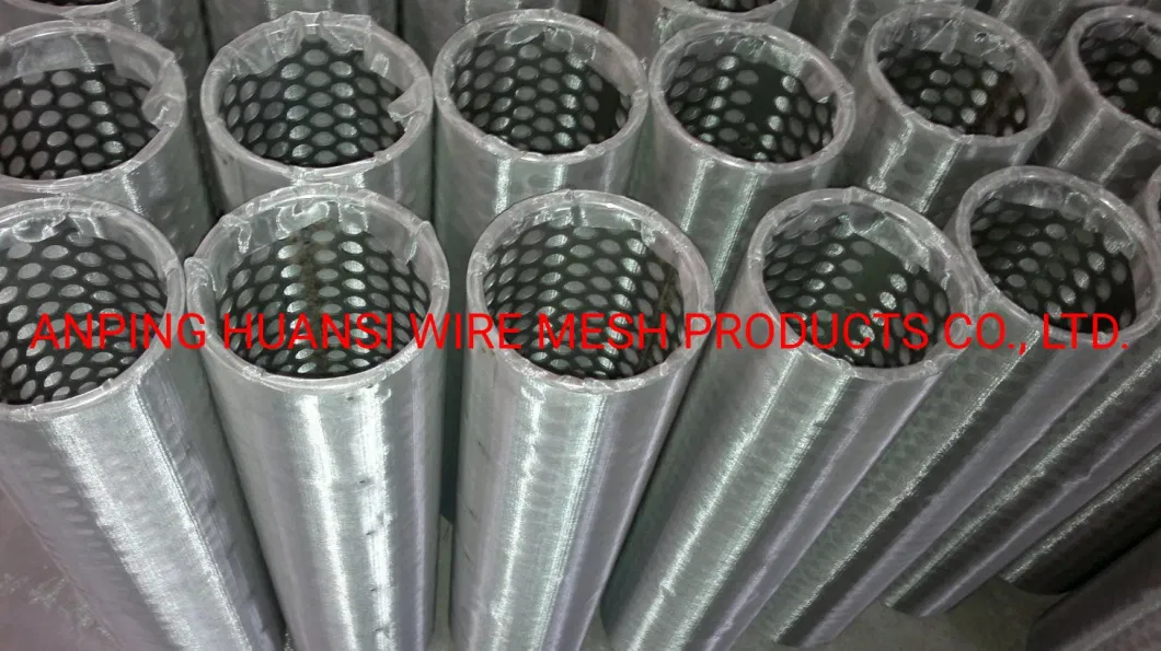 Round Hole Stamped Galvanized Steel Perforated Metal Plate