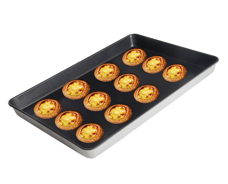 Kitchen Accessories Aluminum Non-Perforated Baking Sheet Round Corner and Right Angle Design