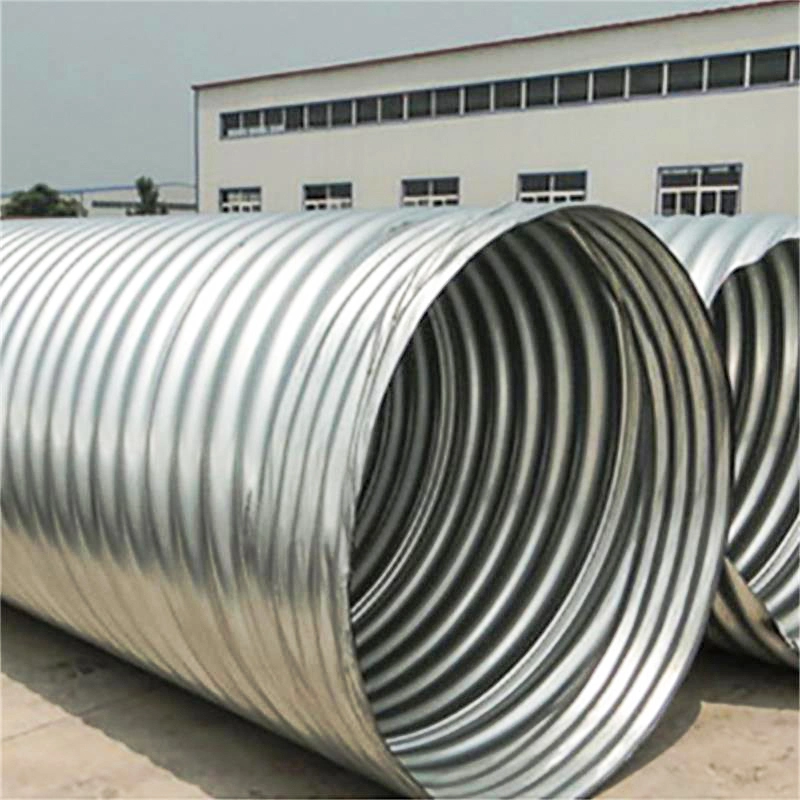 Nestable Semicircular Corrugated Metal Pipe Used in Storm Sewers and Culvert