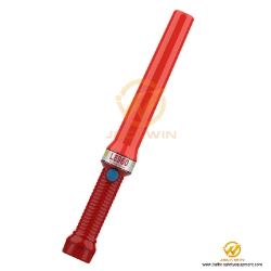 Super Bright 21 Inch Industrial Red Rechargeable Traffic Baton with Siren