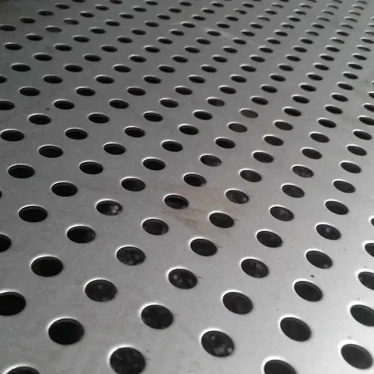 0.5-6mm Stainless Steel Round Hole Perforated Panel Perforated Steel Sheet Metal