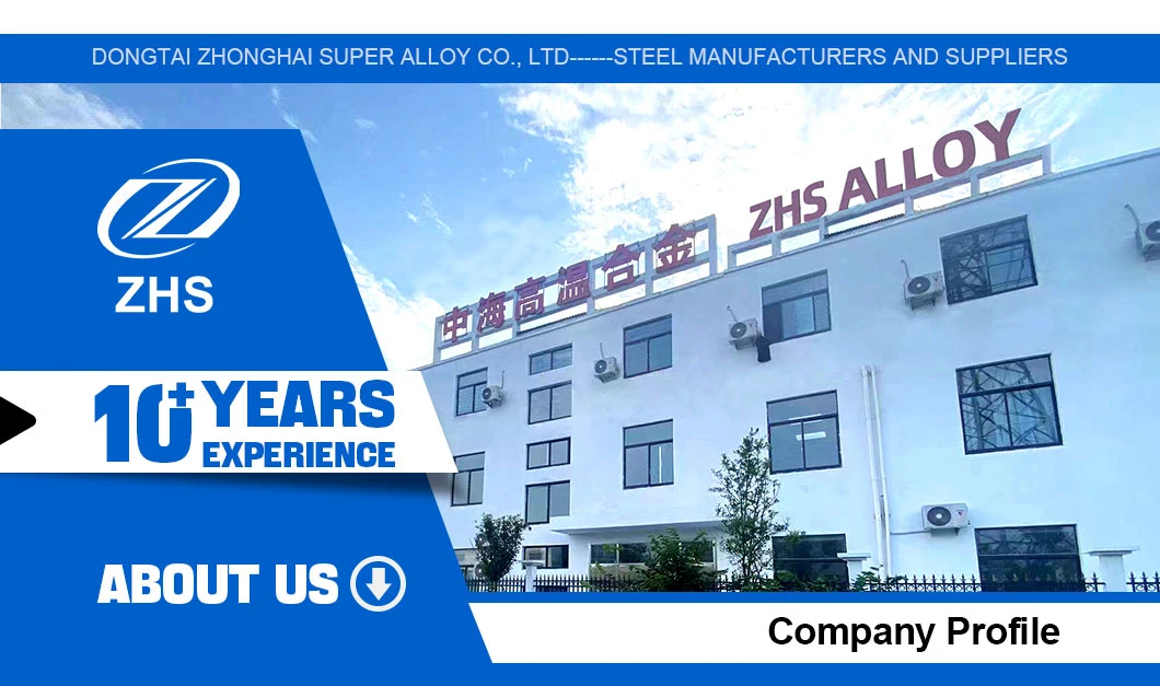 Chinese Brand Zhonghai Nickel Alloy Inconel 600 601 625 718 825 Round Bar