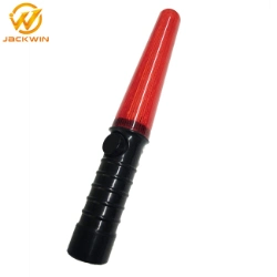 Super Bright 21 Inch Industrial Red Rechargeable Traffic Baton with Siren