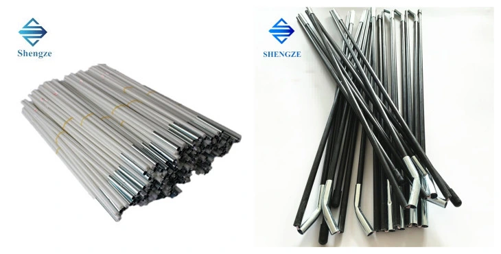 Long Life for Usage Fiberglass Flexible 8.5 mm Rods for Tent with Metal Ferrules
